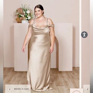 Brand new with tags size didn’t fit had to order another dress.